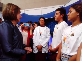 Ministra Gabriela Jimenez en  a expo  feria oportunidades de estudio 02 06 2023