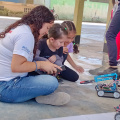 Robotica en Reto de Ciencia parroquia Mariano Picon Salas